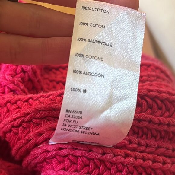 Free People Take Me Home Sweater in Pink S - Picture 7 of 7